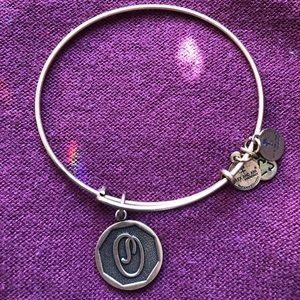 Alex and Ani “O” initial braclet
